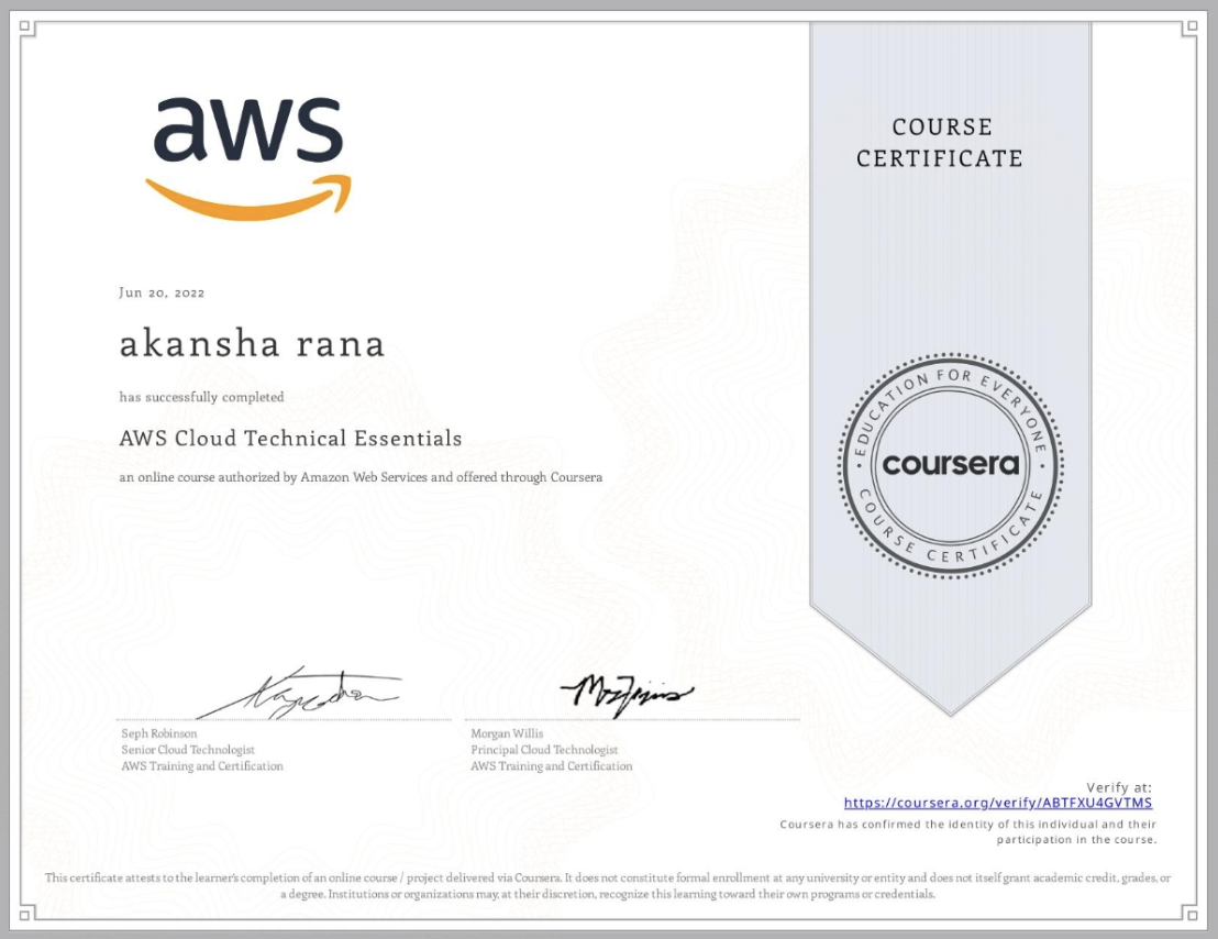 Machine learning certification certificate